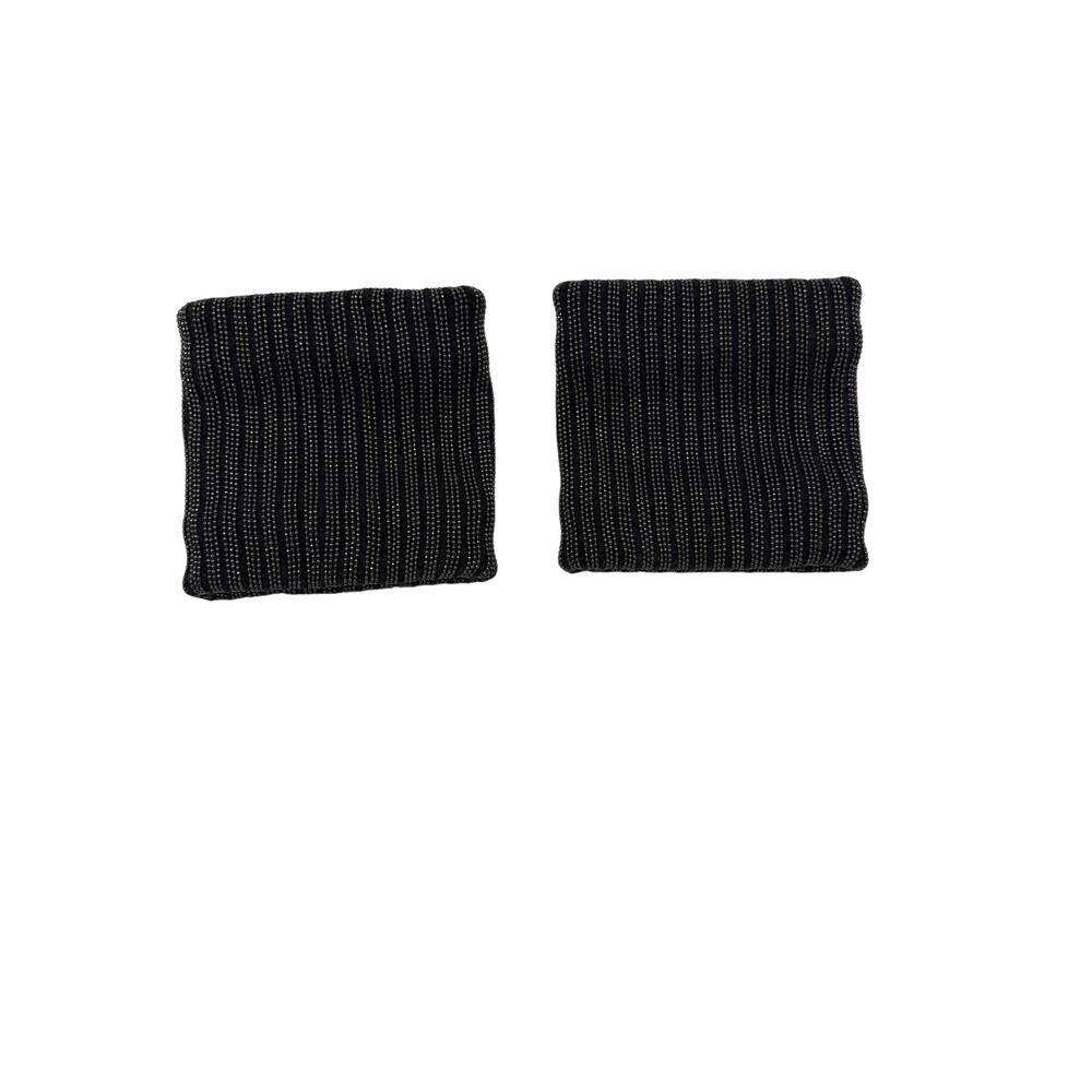 Women’s Brunello Cucinelli Small Black & Gray Beaded Wrist Cuffs